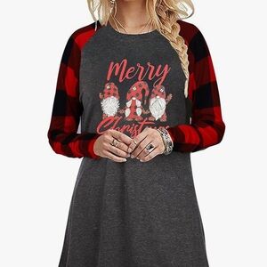 Women's size Large Merry Christmas dress. Perfect with leggings or wothout.